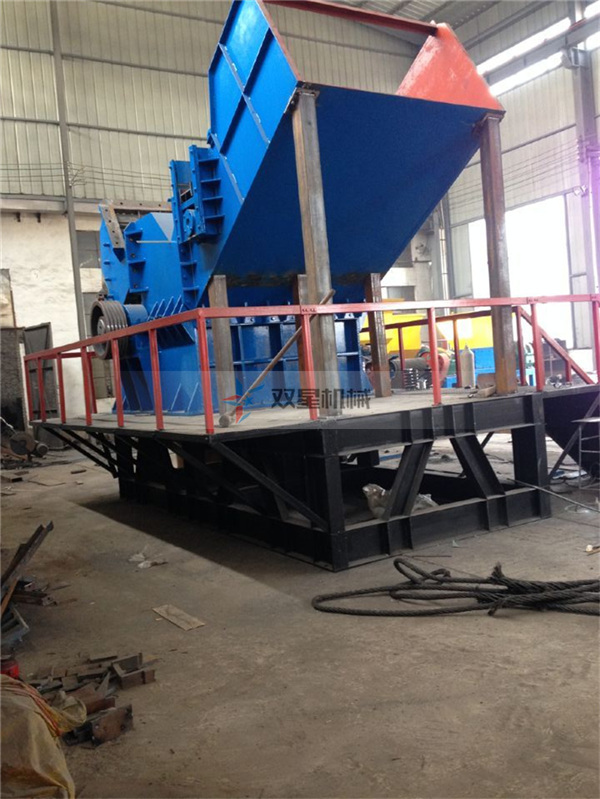 廢鋼破碎機生產線產量上不去原因分析