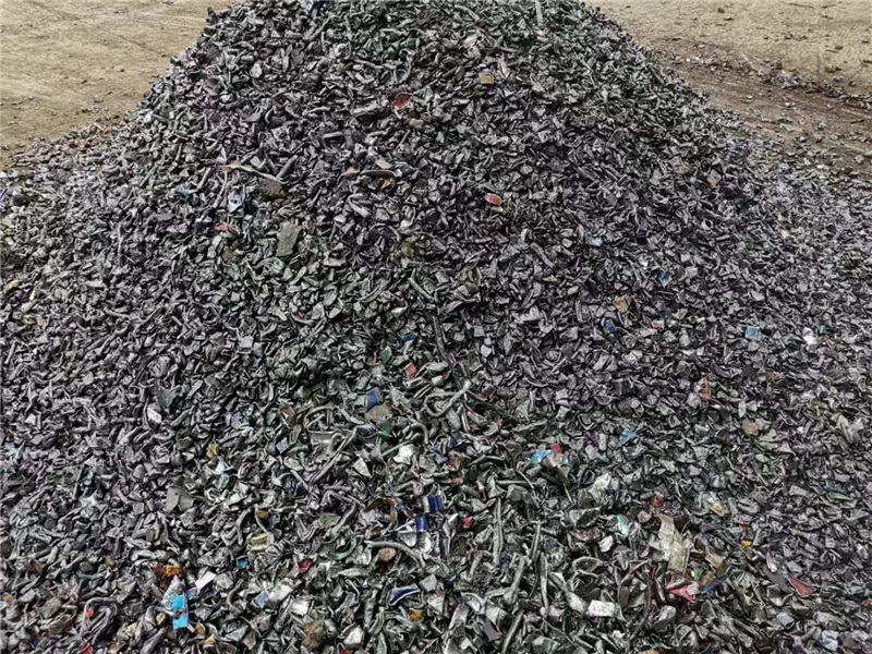 廢鋼破碎機生產線產量上不去原因分析